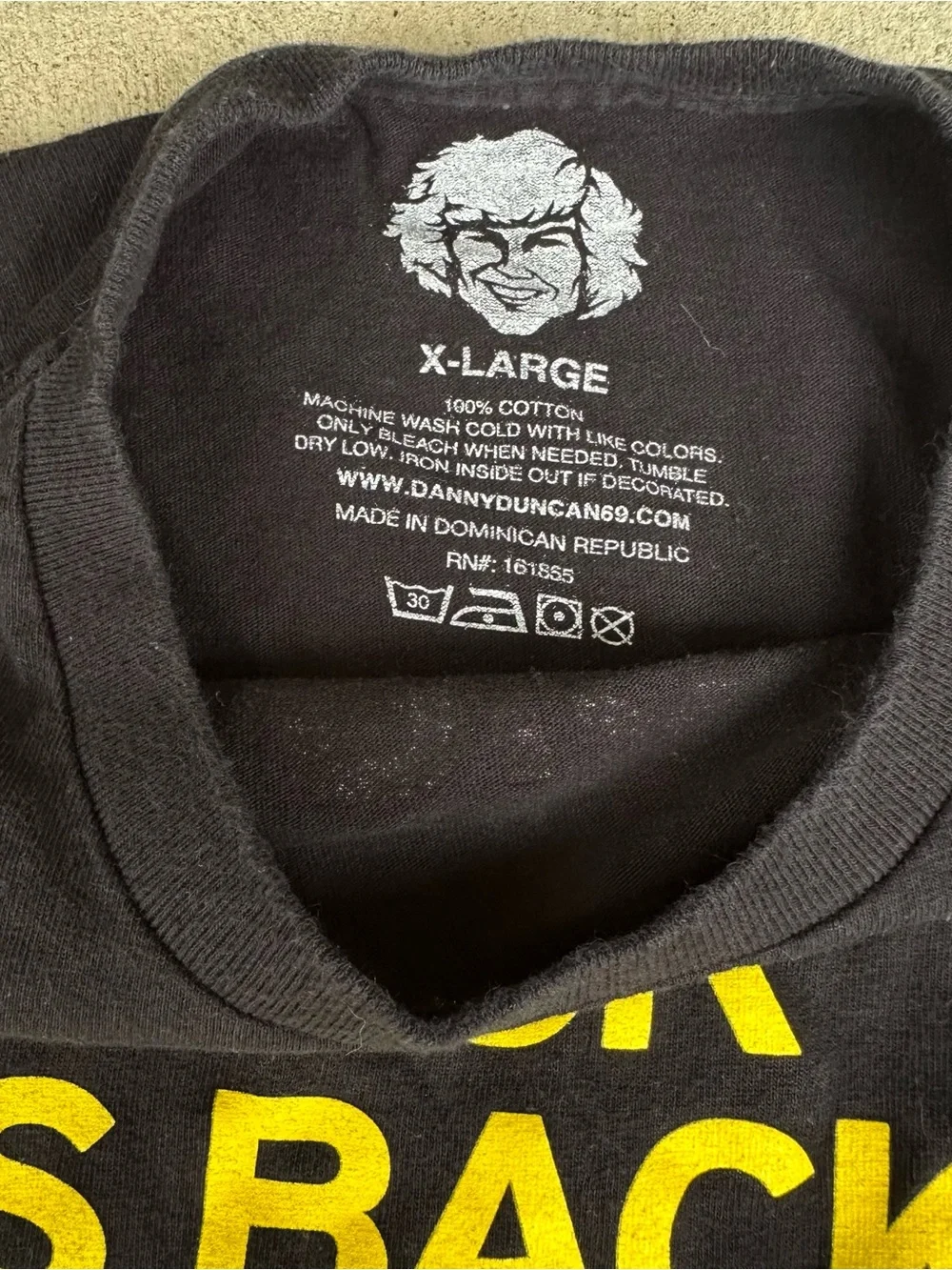 Danny Duncan Big D Is Back In Town Funny Tee XL